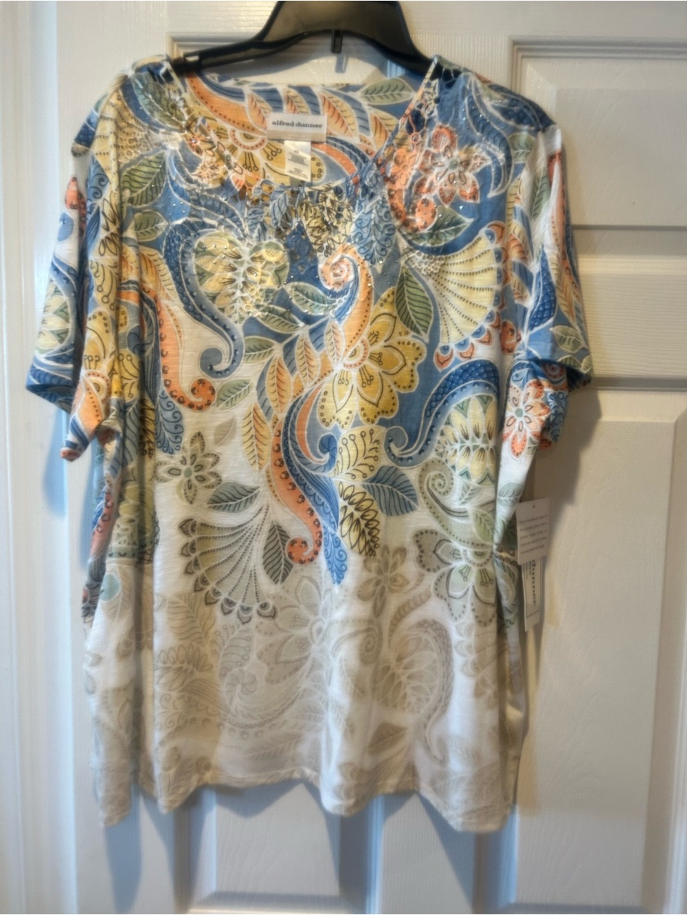 Nwt Sz 2x Alfred Dunner out of the blue t shirt